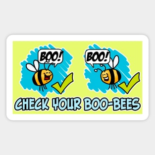 check Your Boo-bees (Breast Cancer Awareness) Magnet